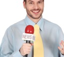Mikrofón Reportér Novinár Správy Správy Udalosti 25cm