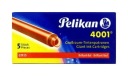 Náboje Pelikan Long Red (5 ks.)