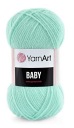 Priadza YarnArt Baby - 856 - svetlo mätová
