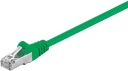 MicroConnect F/UTP CAT5e 7m Zelené PVC