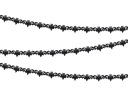 Girlanda z hodvábneho papiera BLACK BATS FOR HALLOWEEN