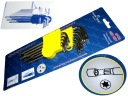 TORX KEYS SET TORX KEYS S OTVOROM, 9 PRVKOV