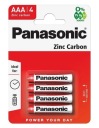 BATÉRIA R3 AAA PANASONIC ZINC CARBON 4ks R03RZ