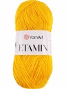 YarnArt Etaminová priadza 30 g 180 m farba 439 žltá