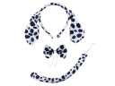 DALMATIAN set Čelenka uši, chvostový motýlik