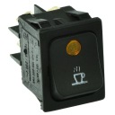 Kolískový vypínač 30x22mm 250V 2NO RANCILIO