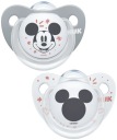 Nuk cumlík 2 ks. MIKI 0-6m. trendová čiara disney