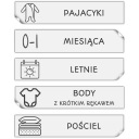 výbavička pre novorodenca ORGANIZAČNÉ NÁLEPKY detská izba detská izba