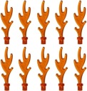 LEGO Flame Fire Trans-Orange 6126b - 10 ks