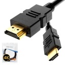 HDMI KÁBEL 2.0 4K UHD FULL HD VYSOKÁ RÝCHLOSŤ 60Hz 48bit TV PC 5M