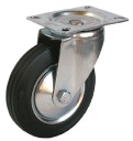 OTOČNÉ VOLANT GUMOVÉ KOLESO PRE VOZÍKY 125 mm