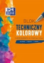 Technický blok A4 10k 225g farebný Oxford
