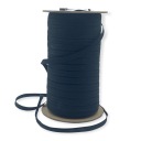 Bobinka čierna bavlnená stuha 5mm | 1 mb