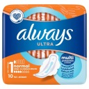 Hygienické vložky Always Ultra Normal s krídelkami 10 ks.