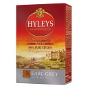HYLEYS čierny čaj Earl Grey 100 g listy