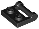 LEGO 48336 TANIER s RUKOVOU 1x2 čierna NOVINKA (1g)