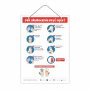 Laminátová doska A5 AKO SI EFEKTÍVNE UMÝVAŤ RUKY