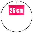 ČIERNY prsteň/ráfik na lapače snov a makramé, 25 cm