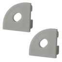 Zástrčka pre ALUMINIUM PC SILVER profil