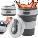 SKLADACÍ SILIKÓNOVÝ TURISTICKÝ hrnček NA KÁVU, ČAJ, NÁPOJE V AUTE