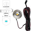 12V MALÉ ZAPUSTENÉ SVETLO 6000K 0,7W STUDENÉ LED BODOVÉ SVETLO