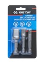 Sada adaptérov 1/4 3/8 1/2 King Tony 3 kusy
