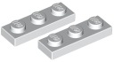 LEGO Tanier 1x3 Biely (3623/362301) 2 ks.