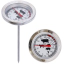KUCHYNSKÝ TEPLOMER NA PEČENIE PRESNÉ MERANIE 0-120°C OCEL