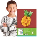 KREATINIO DEKORATÍVNY PAPIER FAREBNÝ BLOK A4 PAPIER