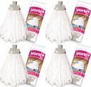 York Mop Head White Maxi Super x 4