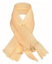 Zips pokrytý tuhou pastou. marhuľový 22 cm