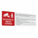 Nálepka – Monitorované zariadenie GDPR 10x30