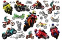 Umývateľné tetovanie pre deti MOTORY CG280