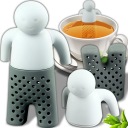 SITKO NA KÁVU NA BYLINKY S RÚČKOU SILIKÓNOVÉ MAN 1 KS TEA BREEDER