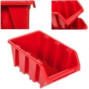 10 x debna dielenská garáž 80x115x60 mm červená