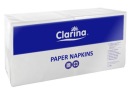 CLARINA Gastronomické obrúsky 400 33x33 BIELY