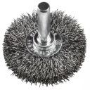 KOTÚČOVÁ KEFA 60mm stopka VLNOVATÝ DRÔT KLINGSPOR