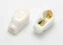Anódový uzáver 6,3 mm keramický zlatý