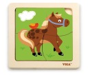 Viga 51312 Puzzle na podložke - Kôň
