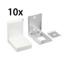 10x SLOVENSKÝ NÁBYTOKOVÝ PRÍvesok DO BIELECH SKRINÍKOV