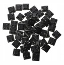 Držiaky na upevnenie káblov a drôtov 19x19mm 20 ks