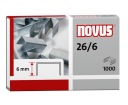 Sponky 26/6 NOVUS strieborné 1000 ks