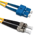 Qoltec SC/UPC - prepojovací kábel z optických vlákien ST/UPC | Singlemode | 9/125 | 5 m