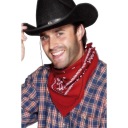 COWBOY bandana ČERVENÁ kovbojská šatka WESTERN prevlek KARNEVAL