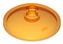 LEGO DISK 3X3 TRANS-ORANGE Č. 43898 - 1ks.