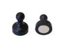 Neodymový pešiakový magnet na sklenené tabule, čierny