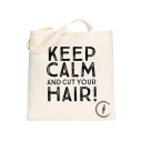 EKO bavlnená taška - Keep Calm And Cut Your Hair