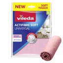 VILEDA ACTIFIBRE SOFT CLOTHS RUŽOVÉ UNIVERZÁLNE BEZ DETERGENTU