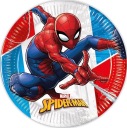 Papierové taniere Spiderman 23 cm - 8 kusov