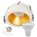 Halogénové stropné svietidlo + GU10 LED + objímka